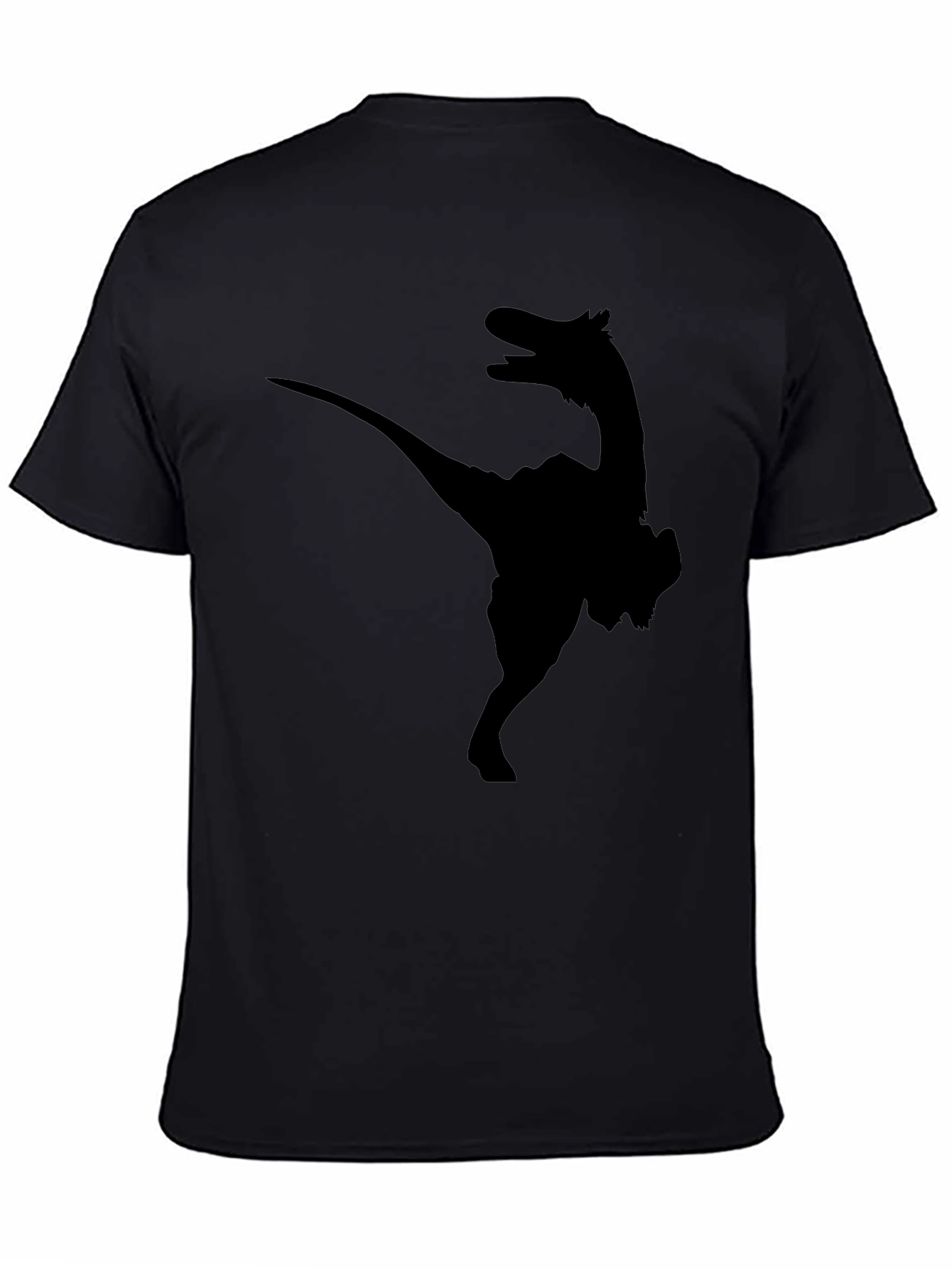 Dino Silhouette Black T-Shirt