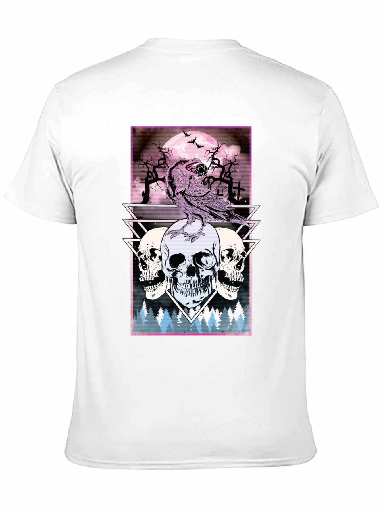 Raven and Skulls Graphic Tee