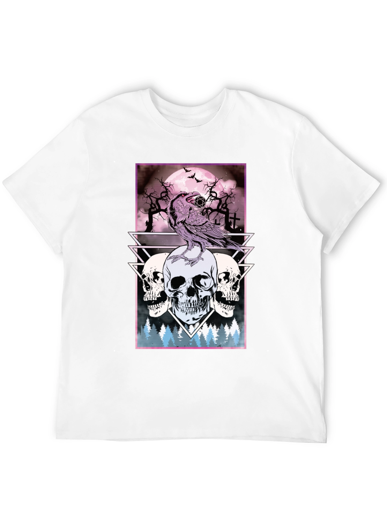 Raven and Skulls Graphic Tee