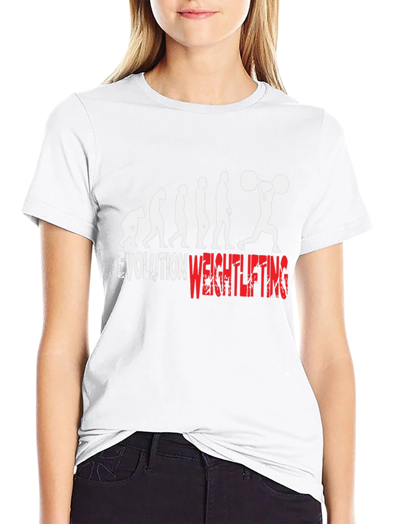 Evolution Weightlifting Graphic Tee - Black Cotton
