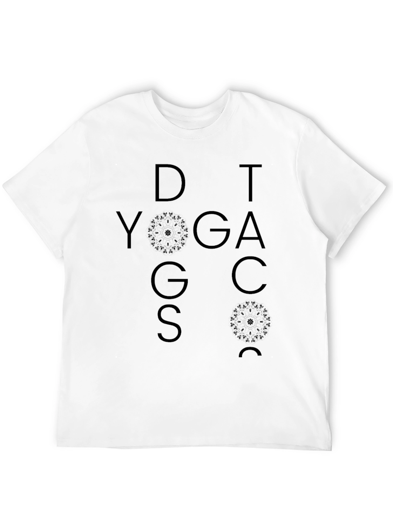 DOG YOGA T-Shirt - Mens Black Graphic Tee