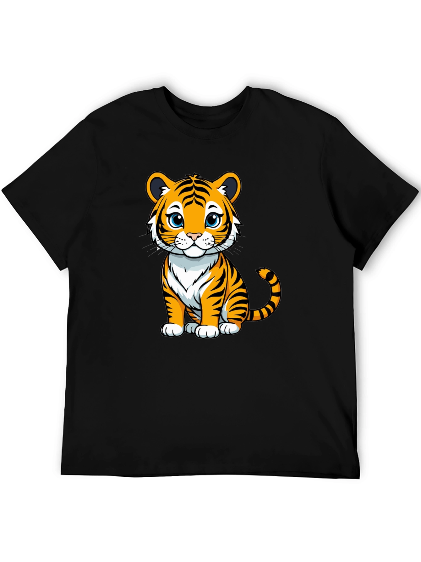 Cute Tiger Graphic Tee - Soft Cotton Comfort