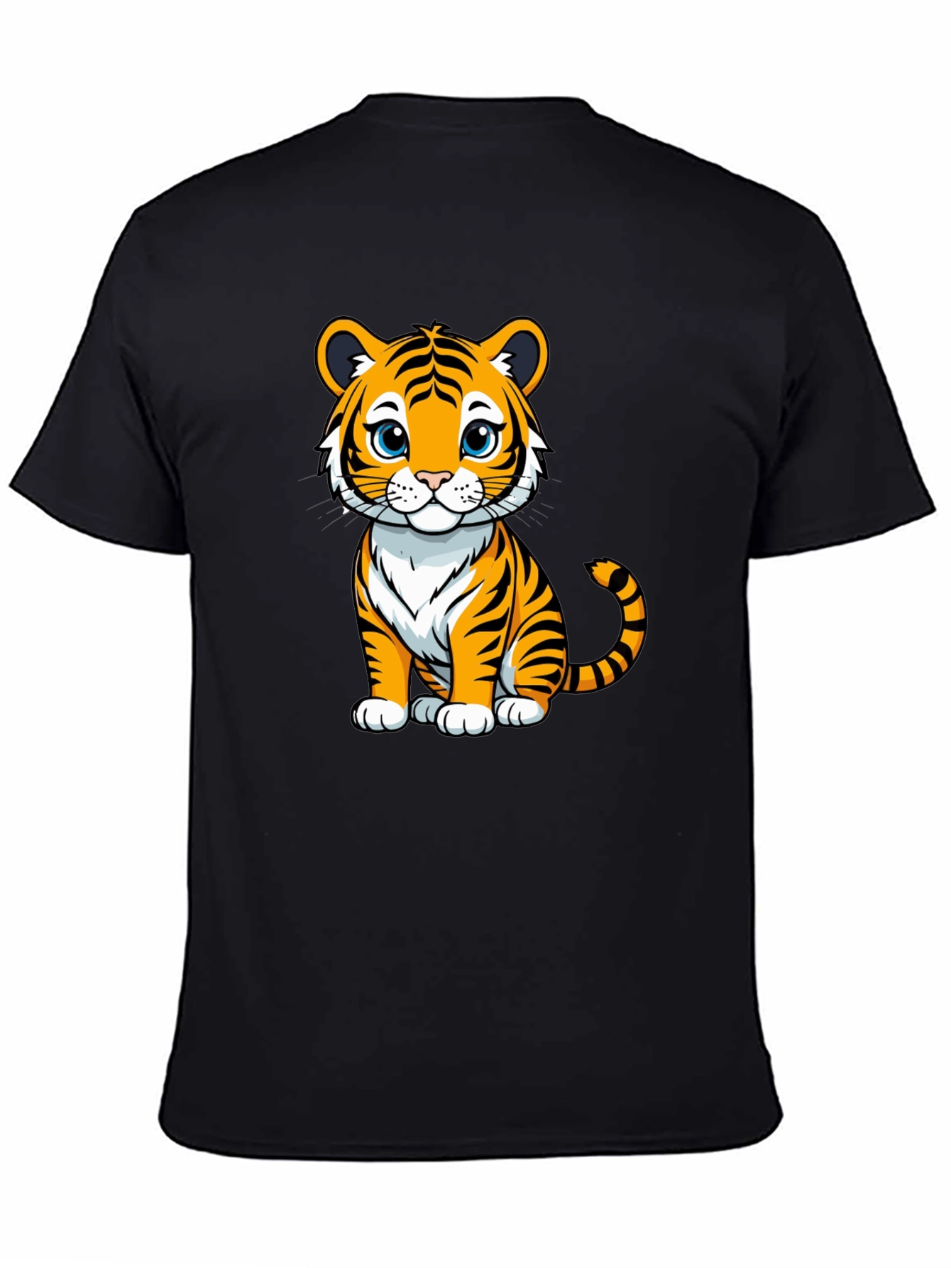 Cute Tiger Graphic Tee - Soft Cotton Comfort