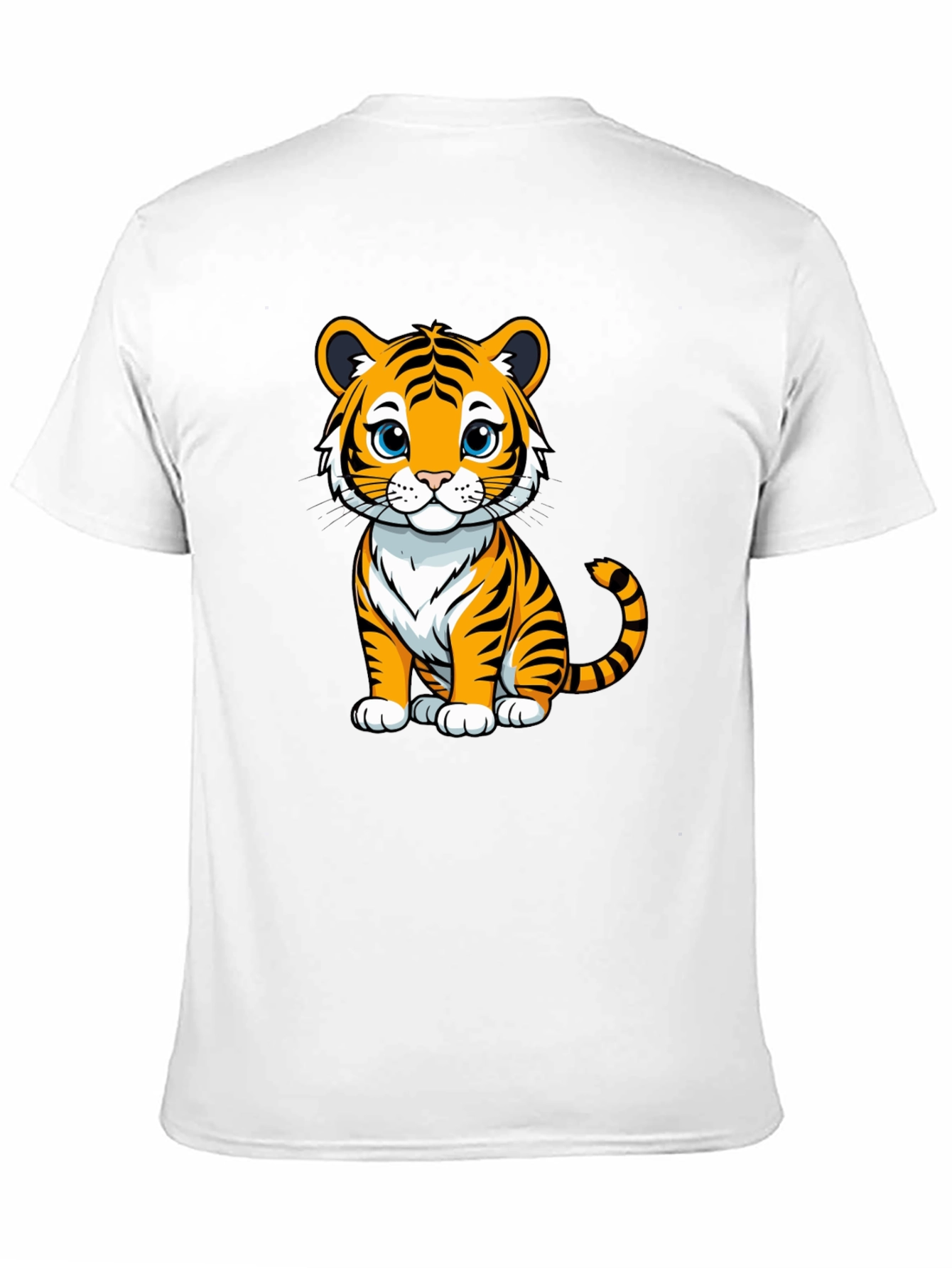 Cute Tiger Graphic Tee - Soft Cotton Comfort