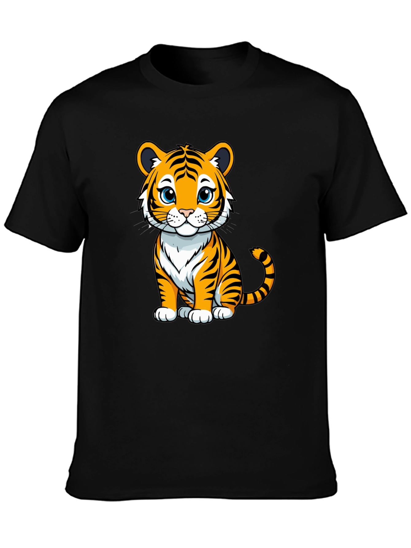 Cute Tiger Graphic Tee - Soft Cotton Comfort