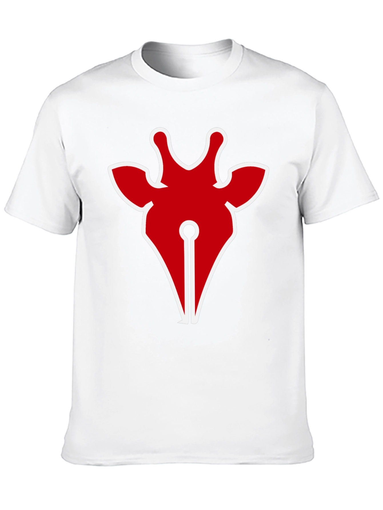 Giraffe Head Graphic Tee - Cool Animal Design