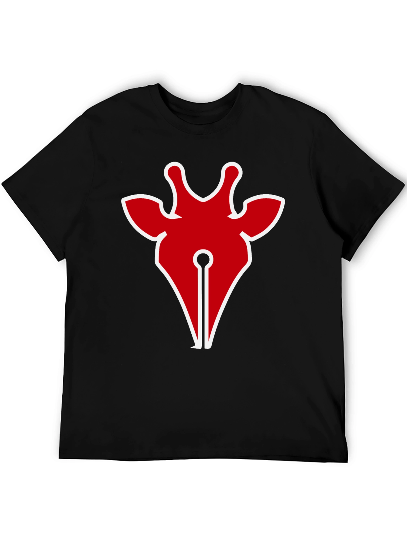 Giraffe Head Graphic Tee - Cool Animal Design