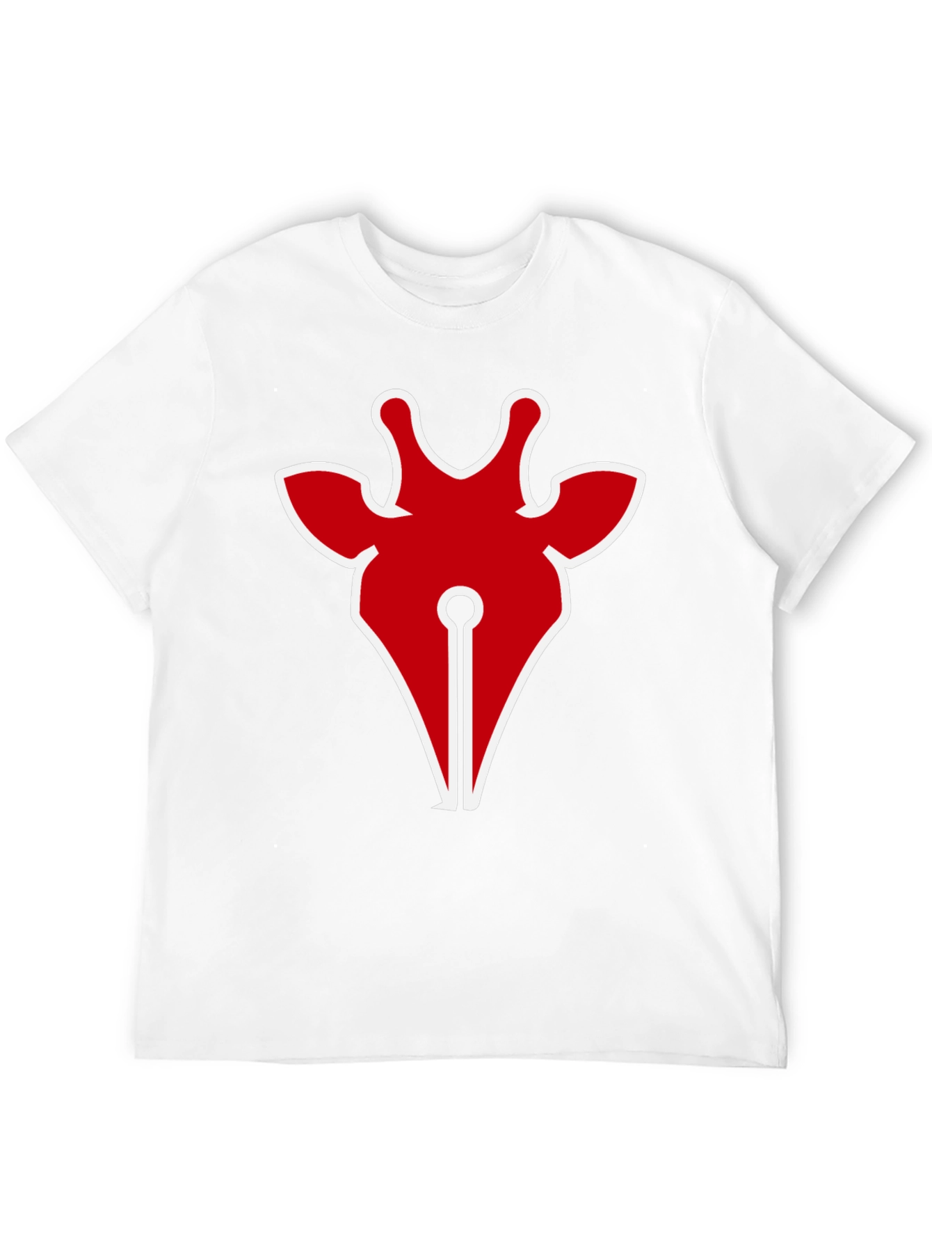 Giraffe Head Graphic Tee - Cool Animal Design