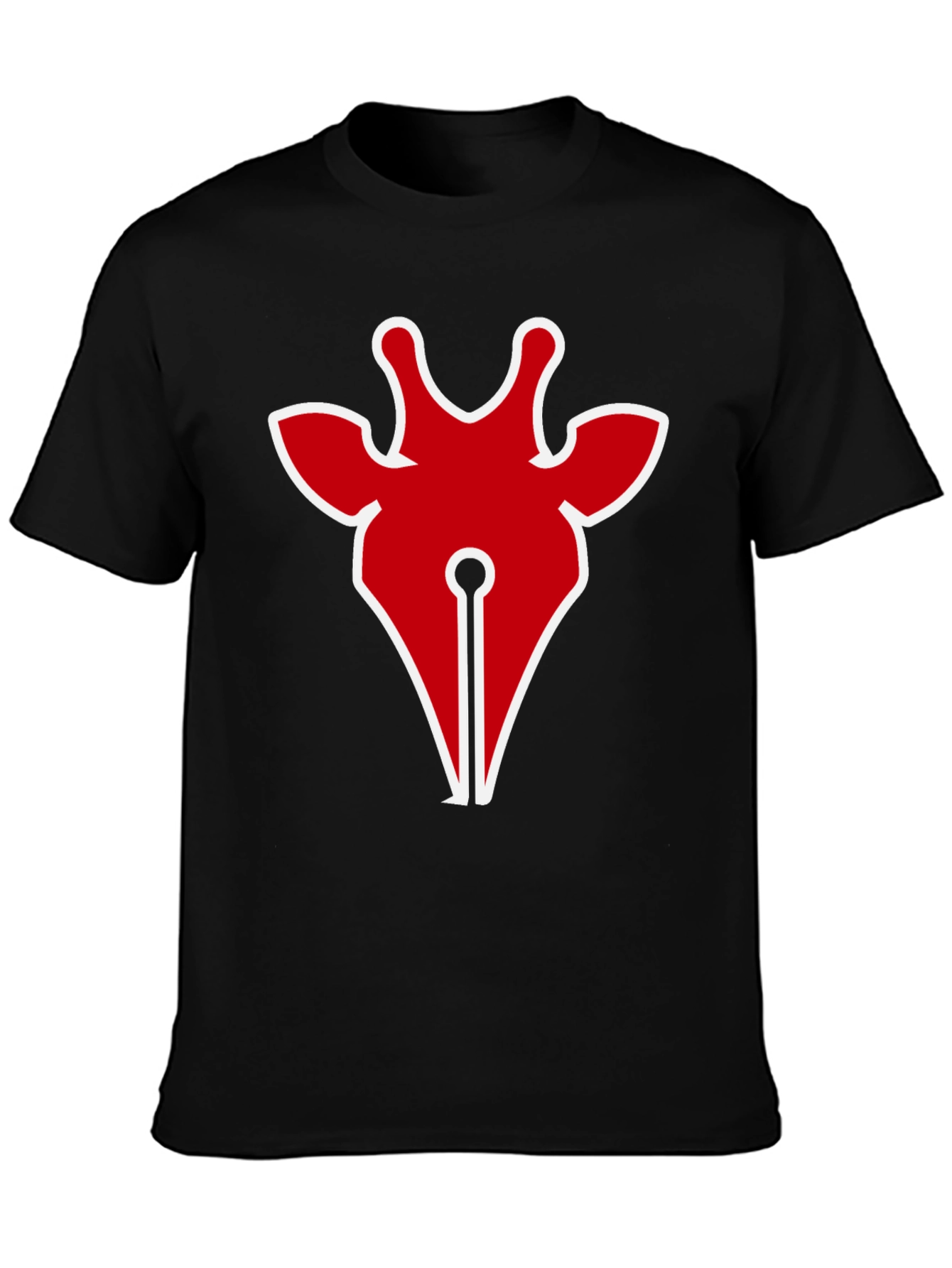 Giraffe Head Graphic Tee - Cool Animal Design