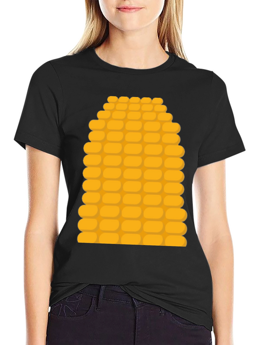 Corn Cob Graphic Tee - Novelty Food T-Shirt
