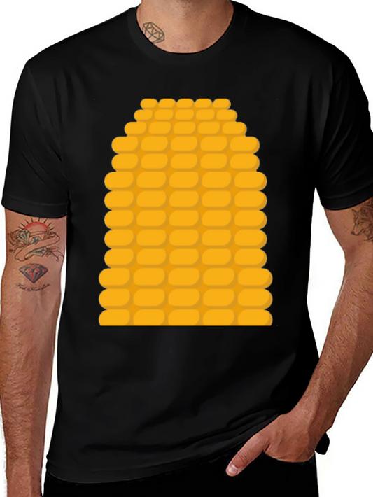 Corn Cob Graphic Tee - Novelty Food T-Shirt