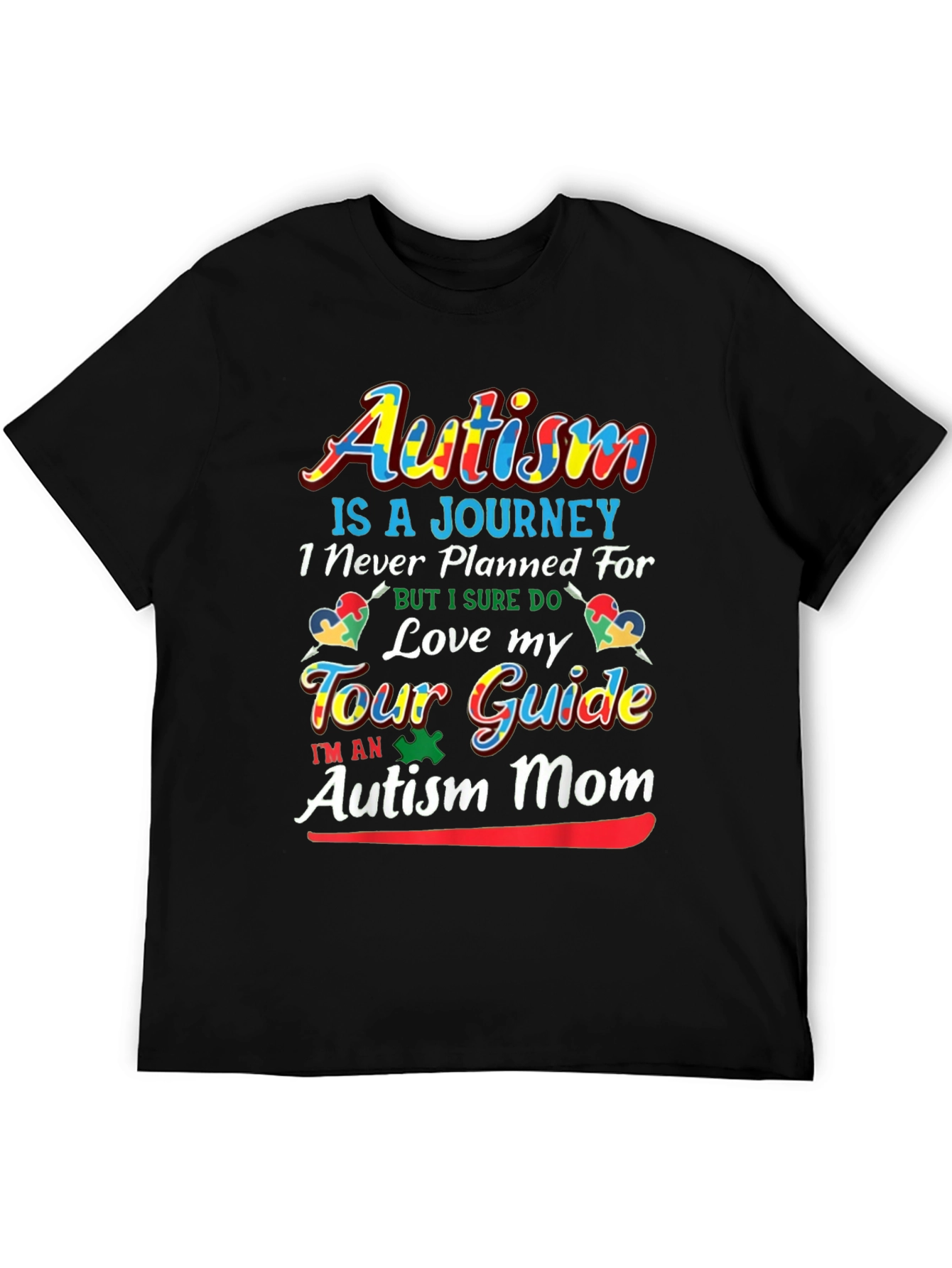 Autism Mom T-Shirt - Love My Tour Guide