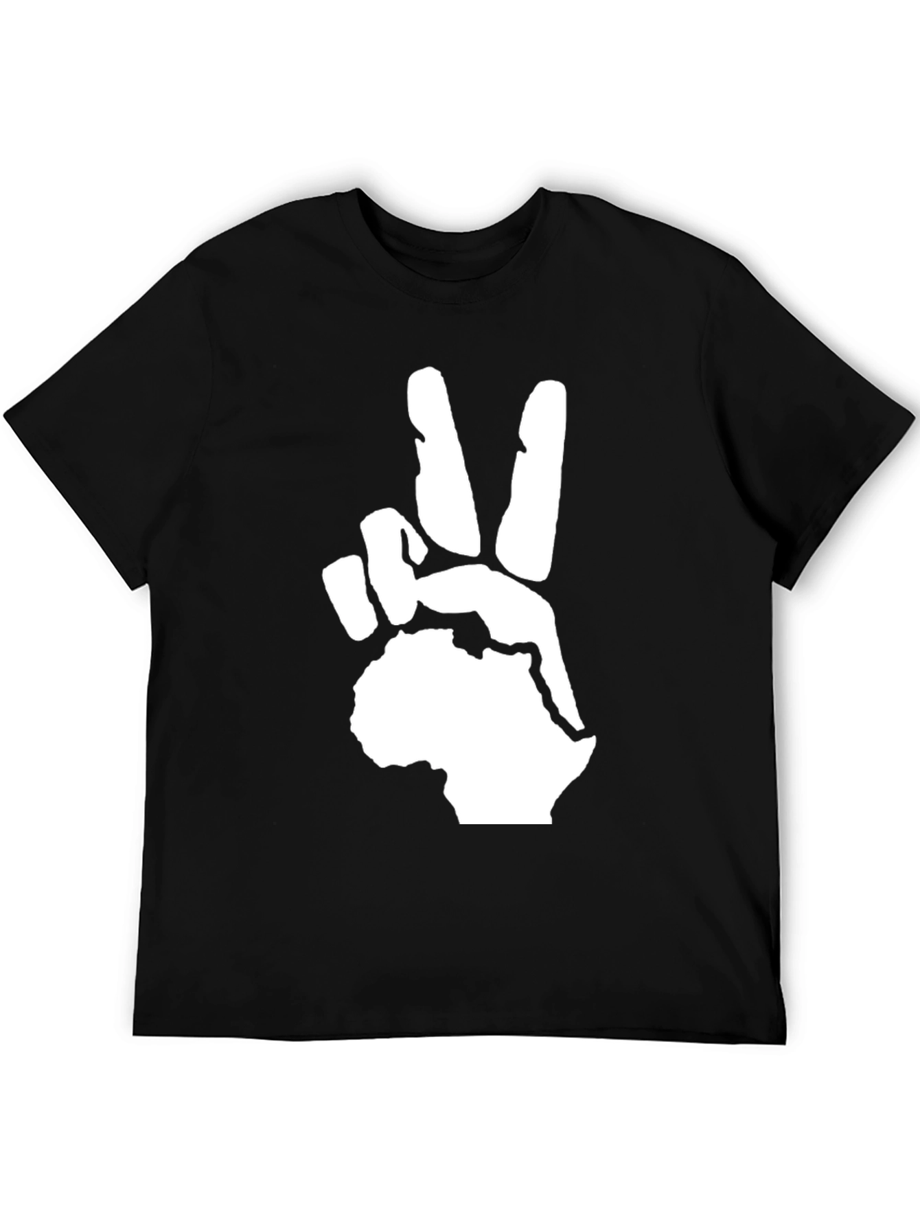 Peace Africa T-Shirt - Black