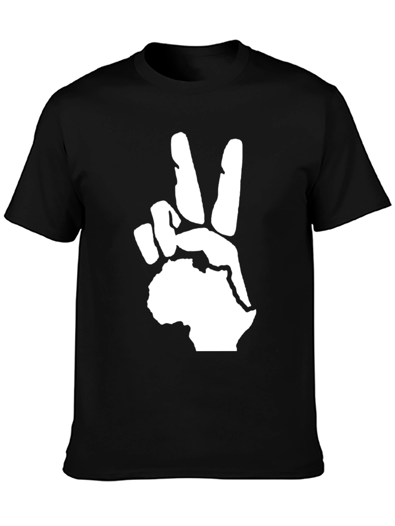 Peace Africa T-Shirt - Black