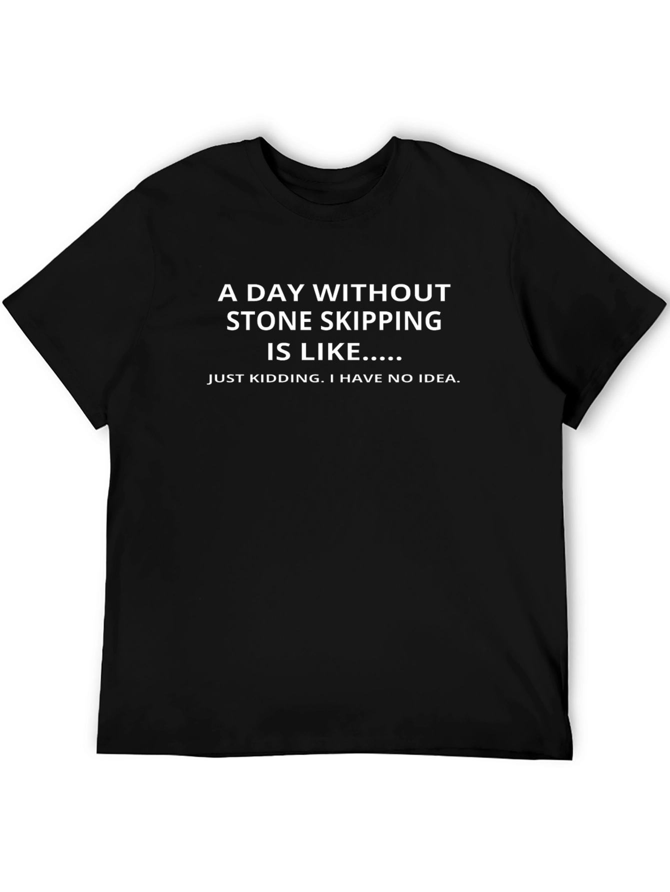 Funny Stone Skipping T-Shirt