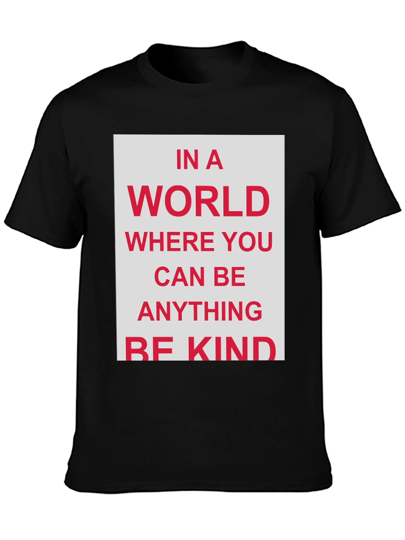 Be Kind Graphic T-Shirt - Black