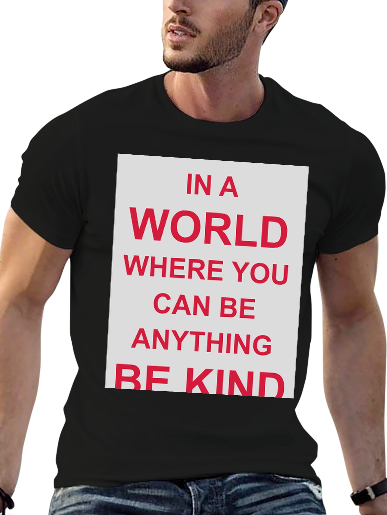 Be Kind Graphic T-Shirt - Black
