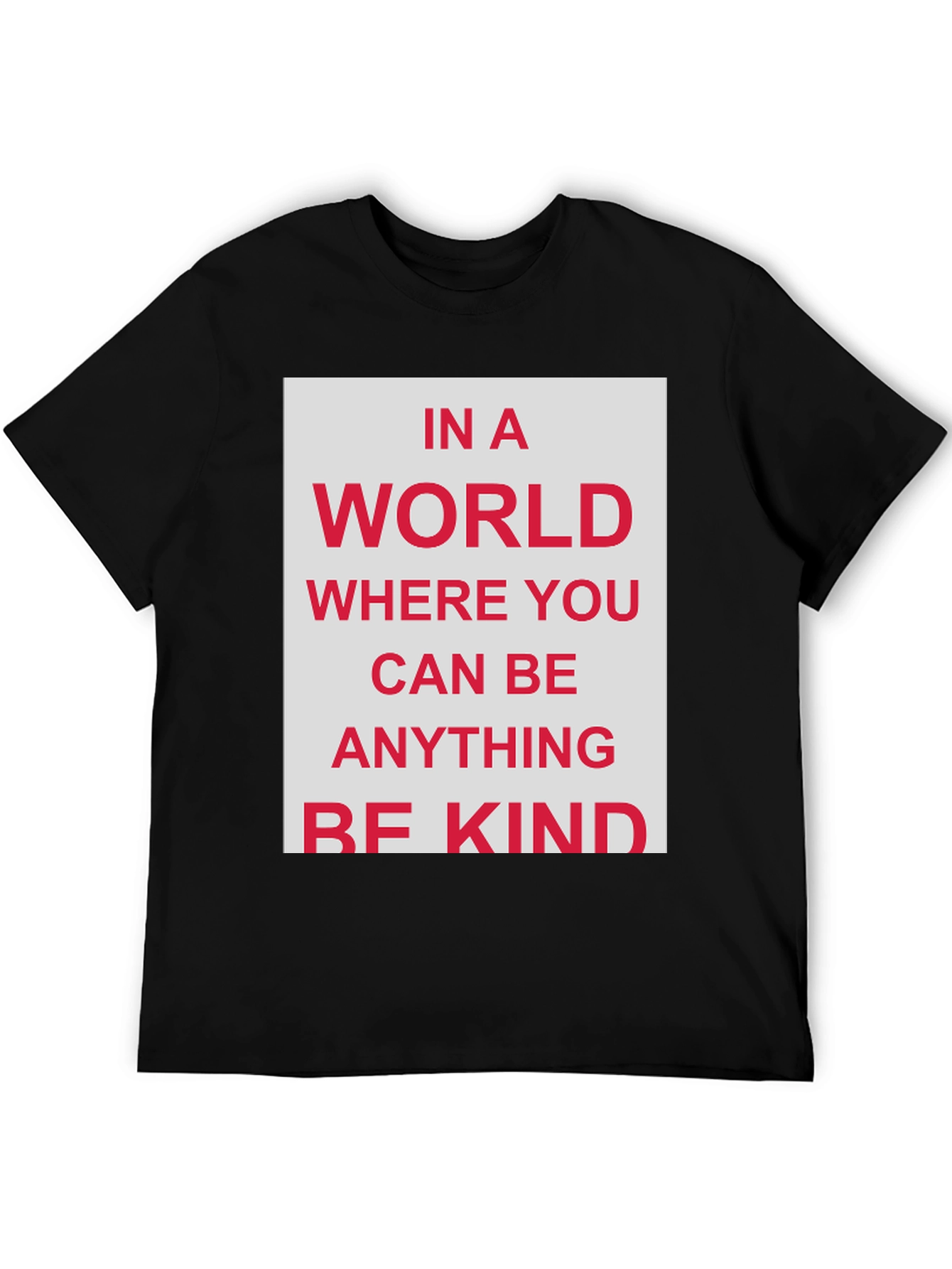 Be Kind Graphic T-Shirt - Black