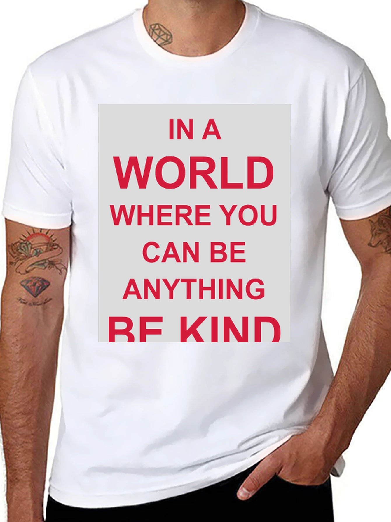 Be Kind Graphic T-Shirt - Black