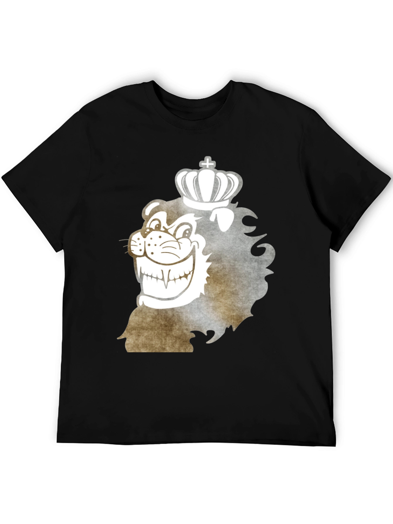 King Lion Graphic T-Shirt - Black Tee
