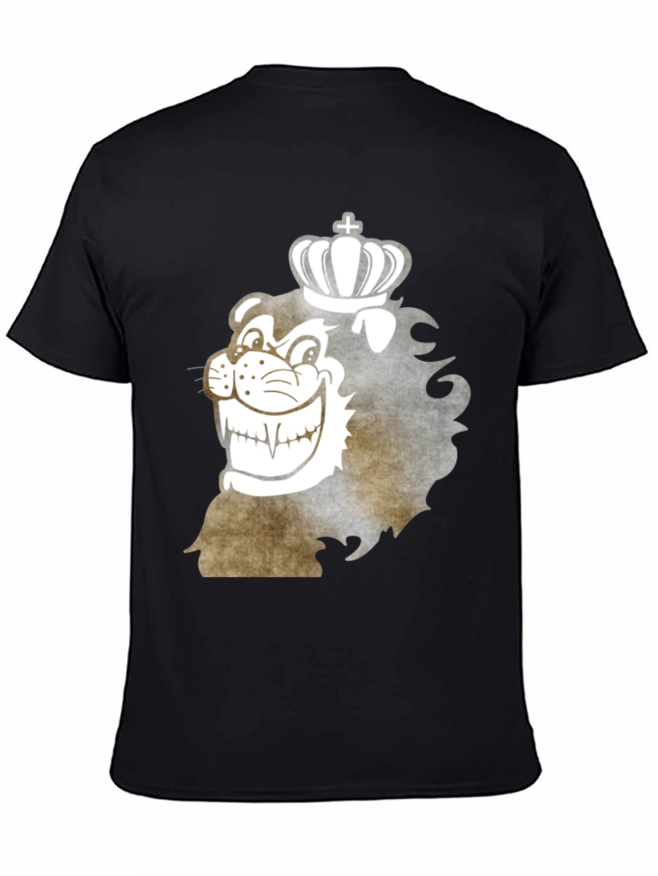 King Lion Graphic T-Shirt - Black Tee