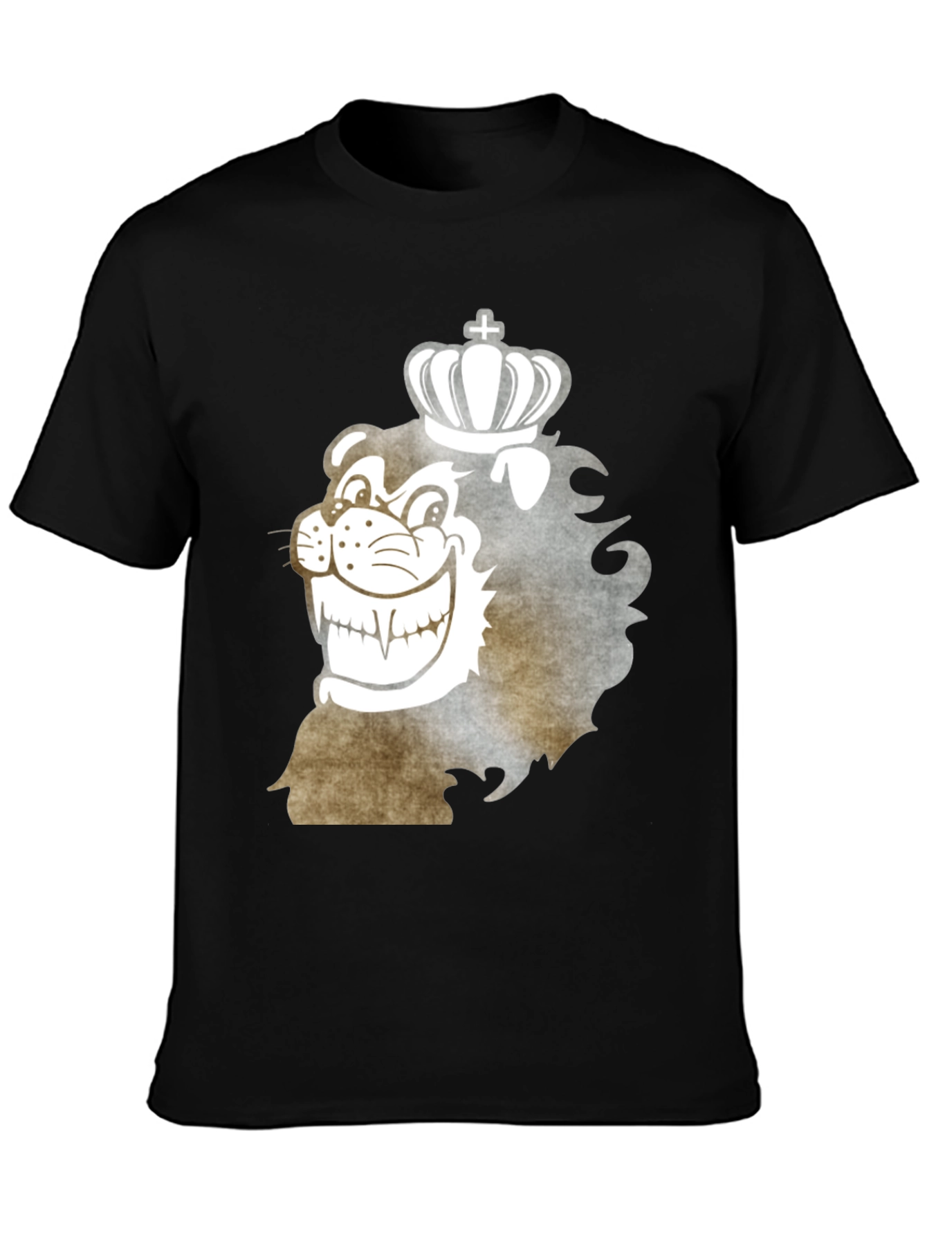 King Lion Graphic T-Shirt - Black Tee