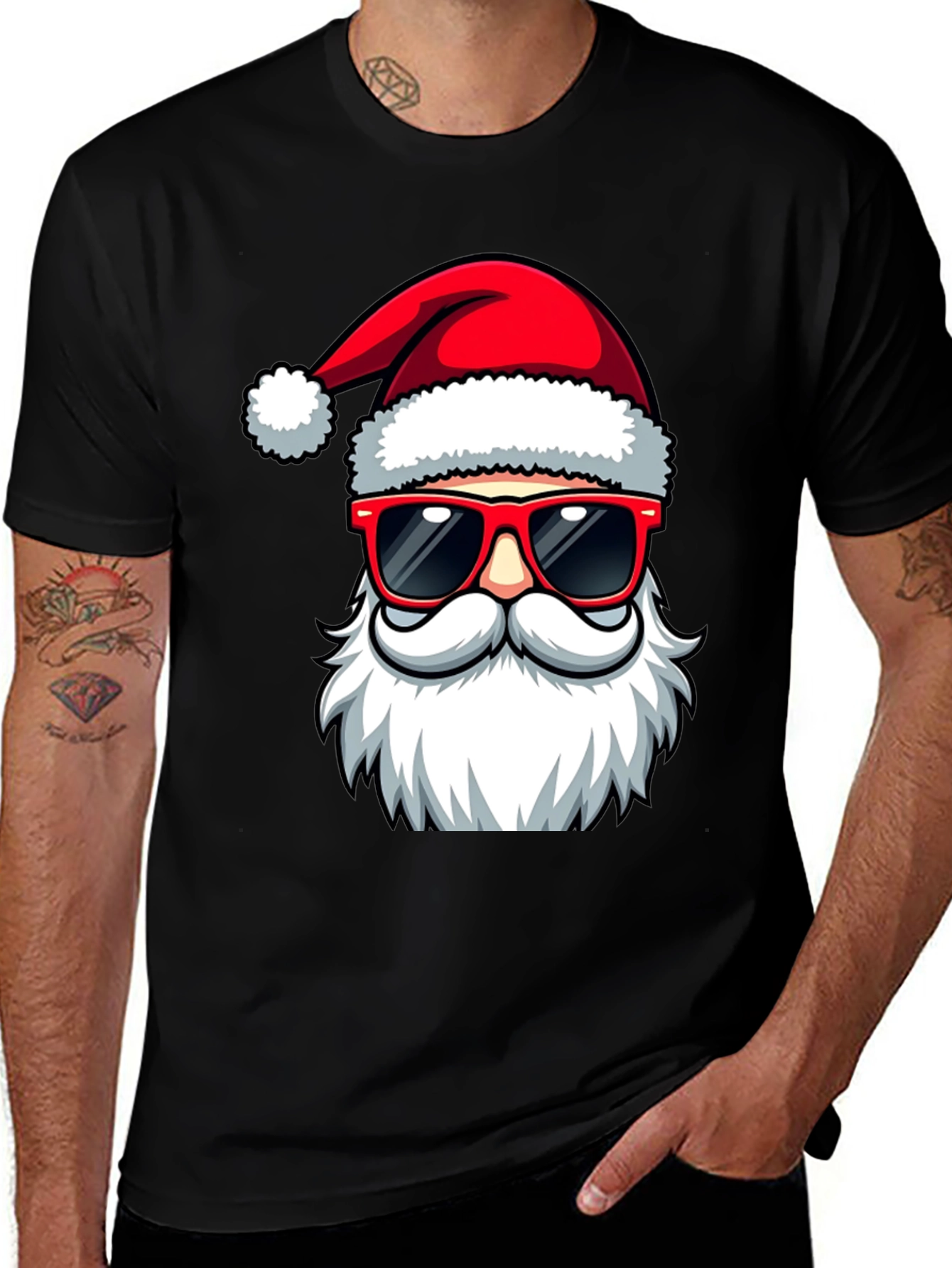 Santa Sunglasses T-Shirt