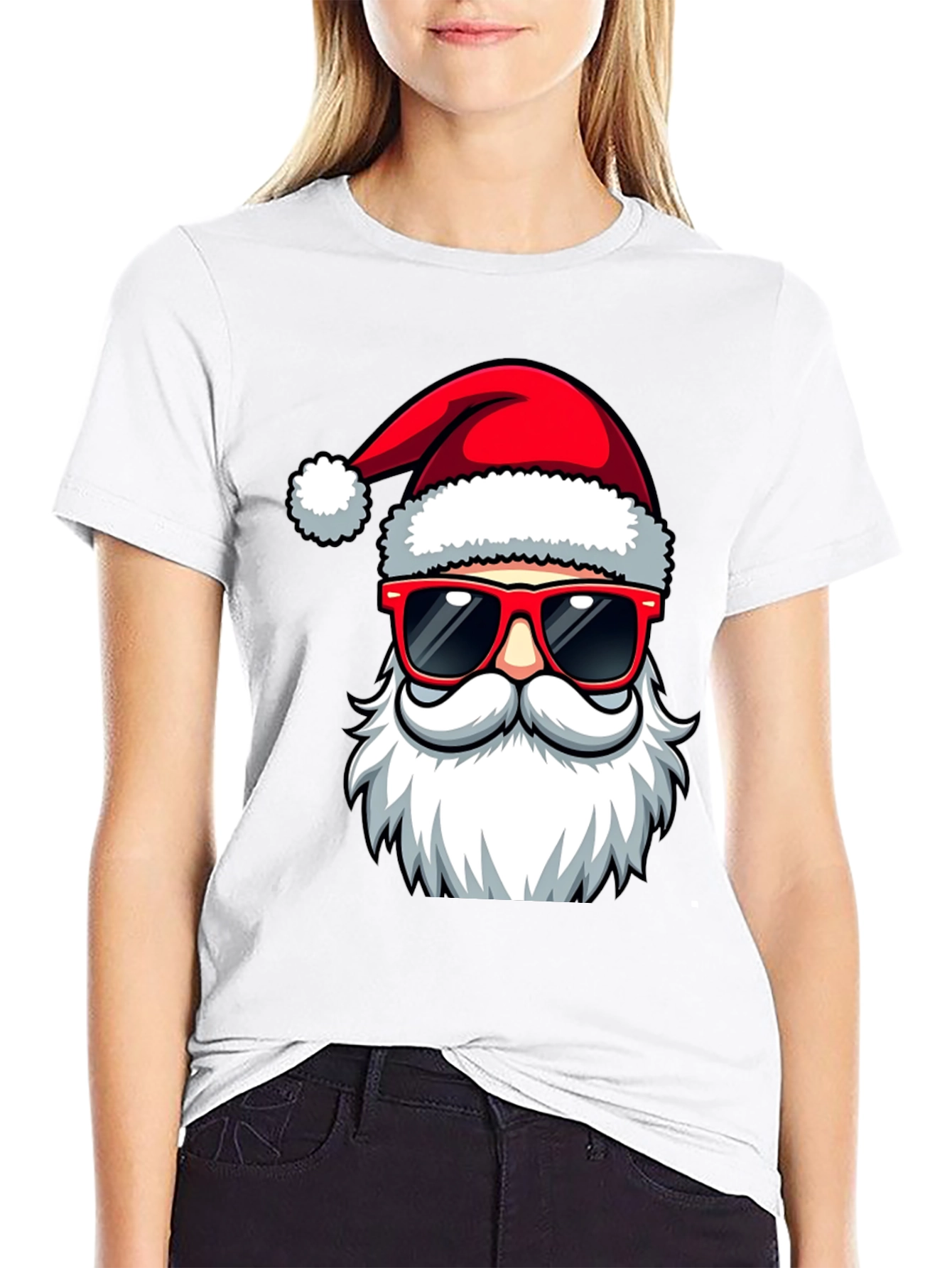 Santa Sunglasses T-Shirt
