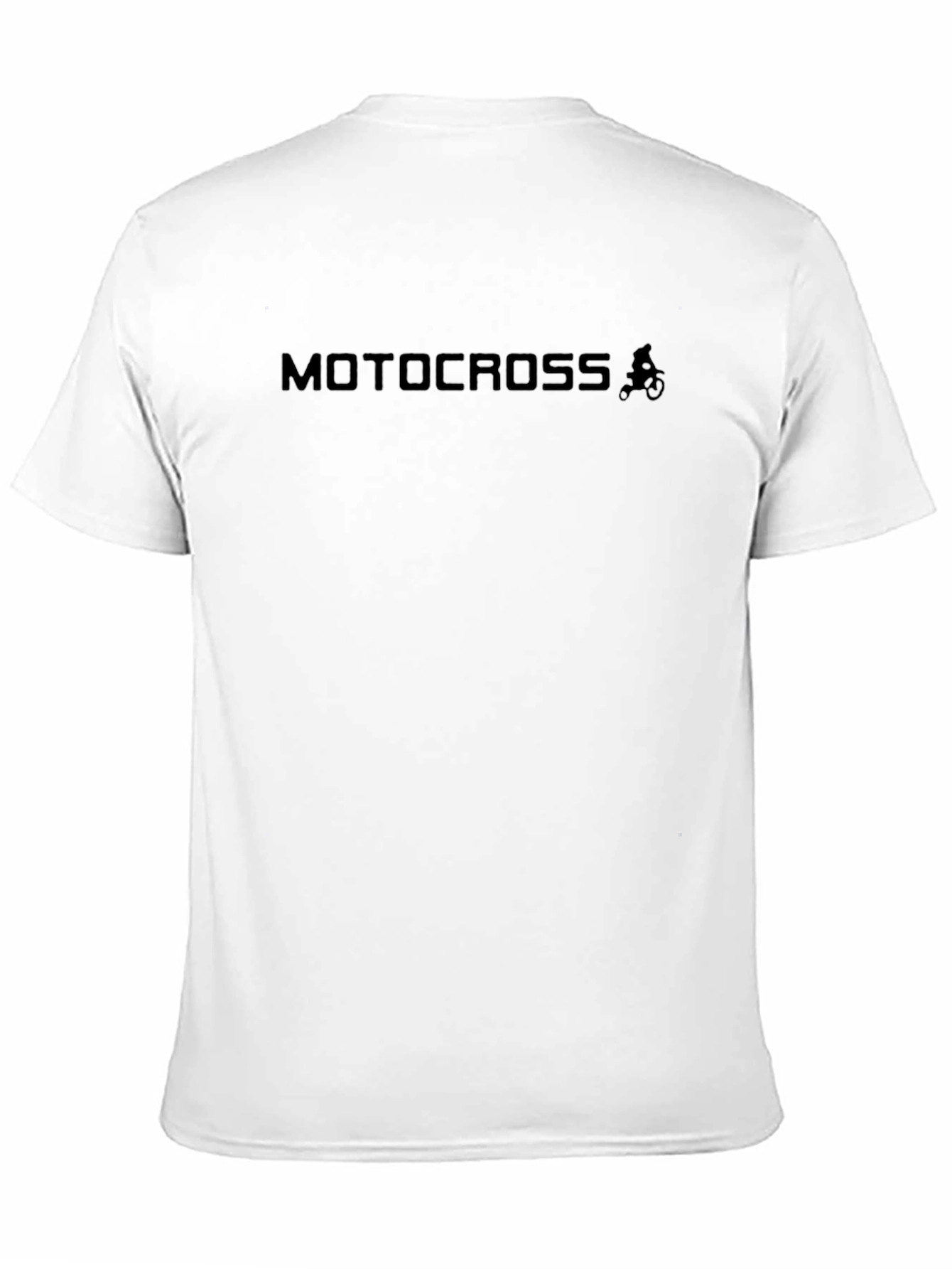 Mens Black Motocross Graphic T-Shirt