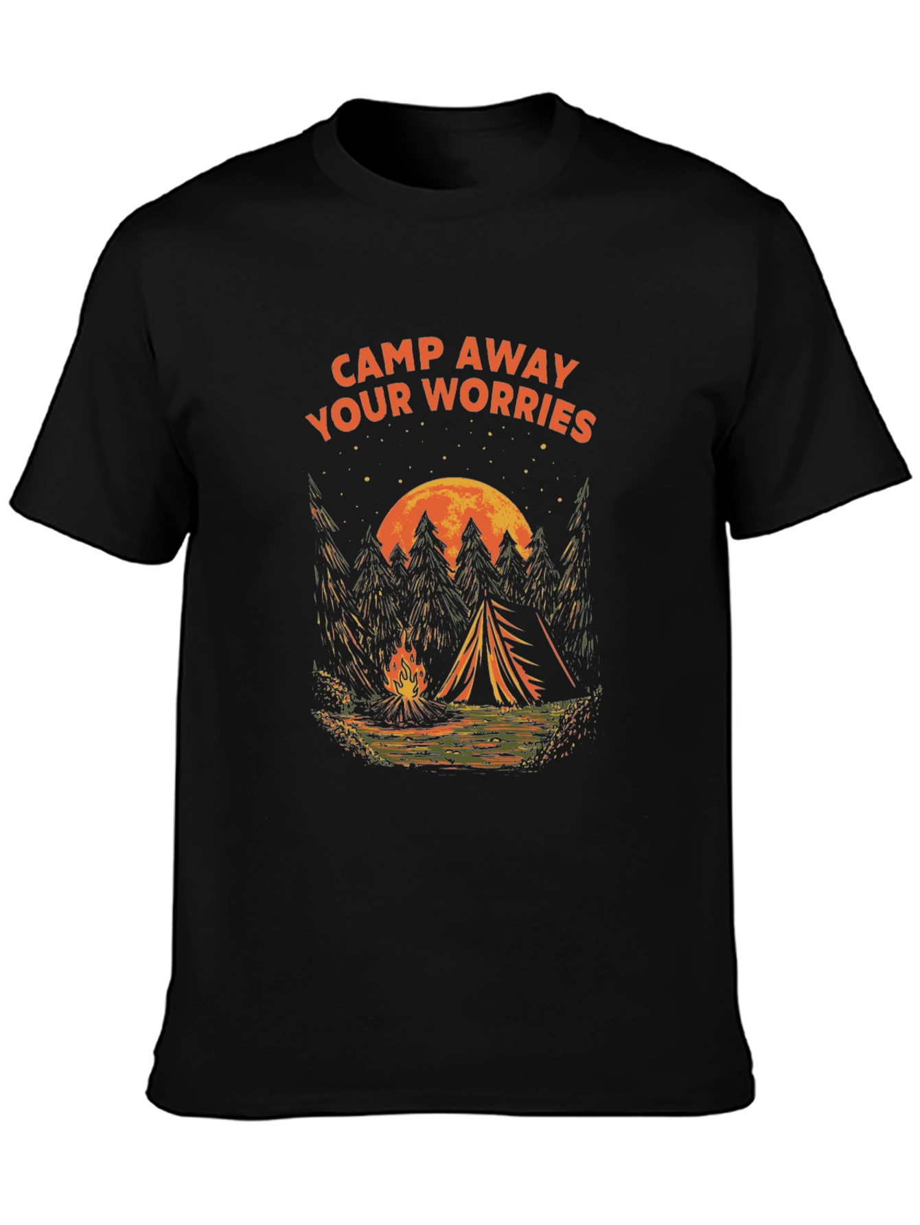 Camp Away Your Worries Graphic Tee