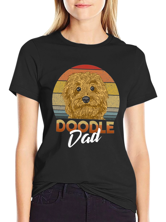 Doodle Dad T-Shirt - Vintage Dog Lover Tee