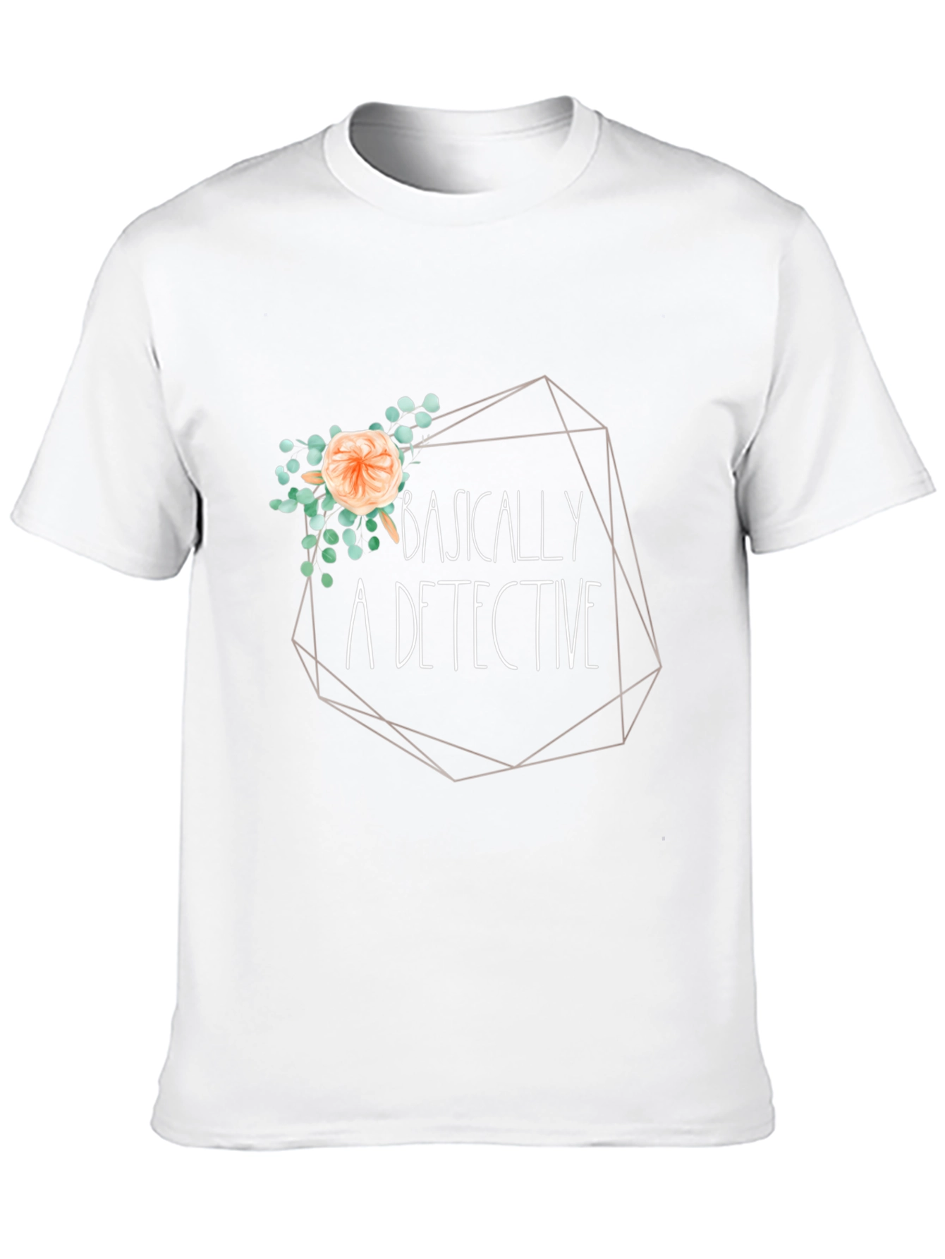 Basically A Detective Black T-Shirt
