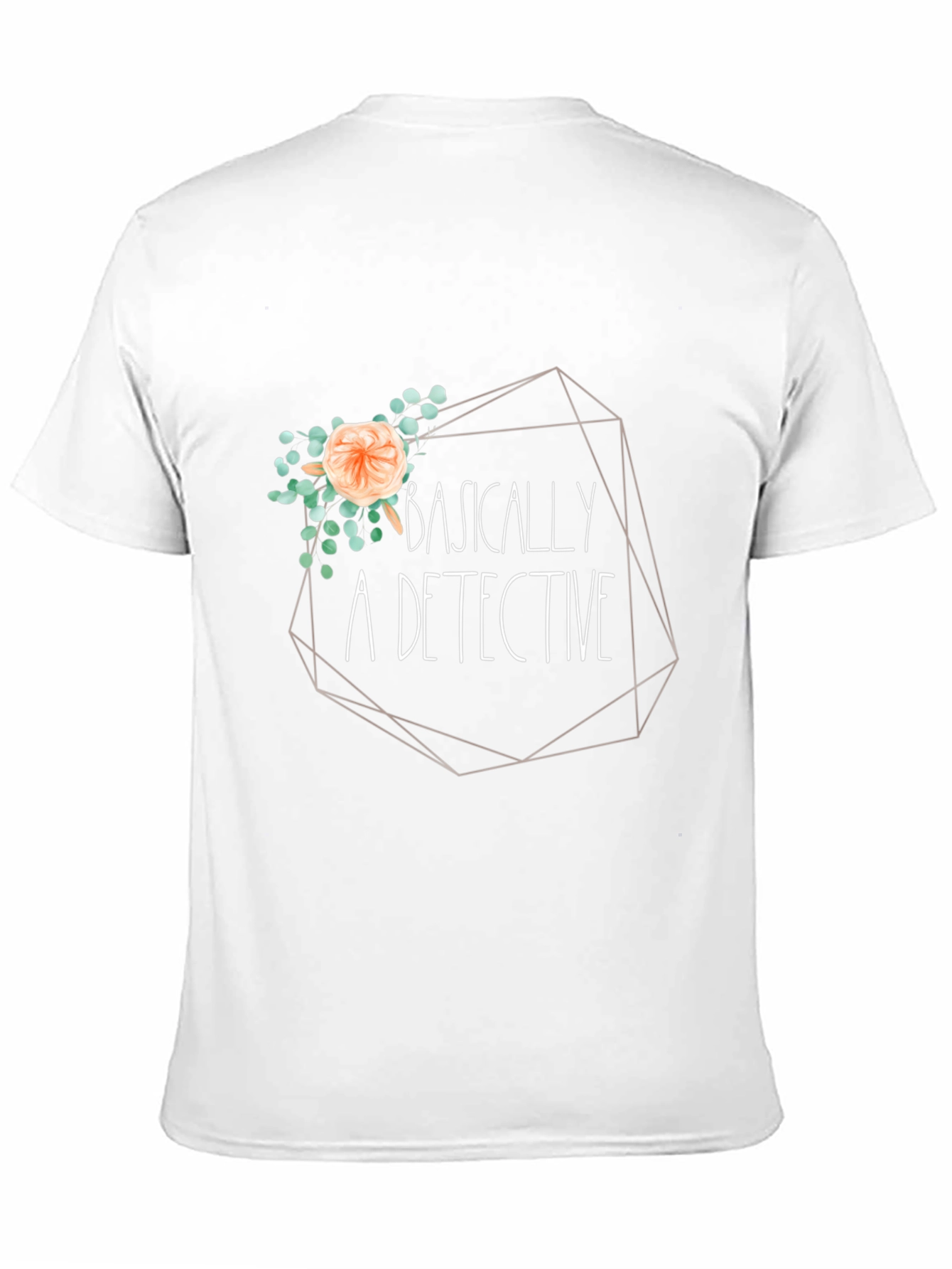 Basically A Detective Black T-Shirt