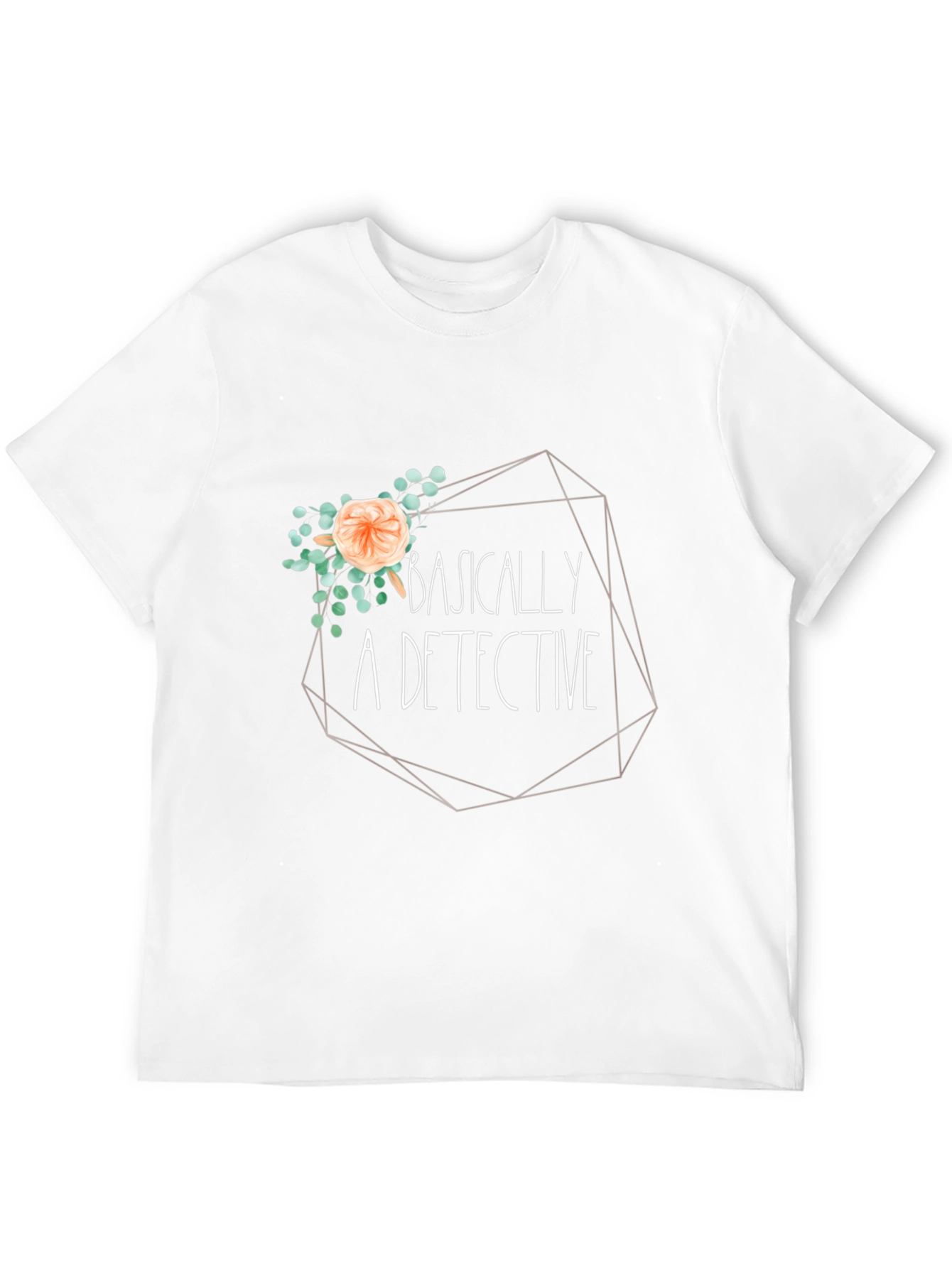 Basically A Detective Black T-Shirt