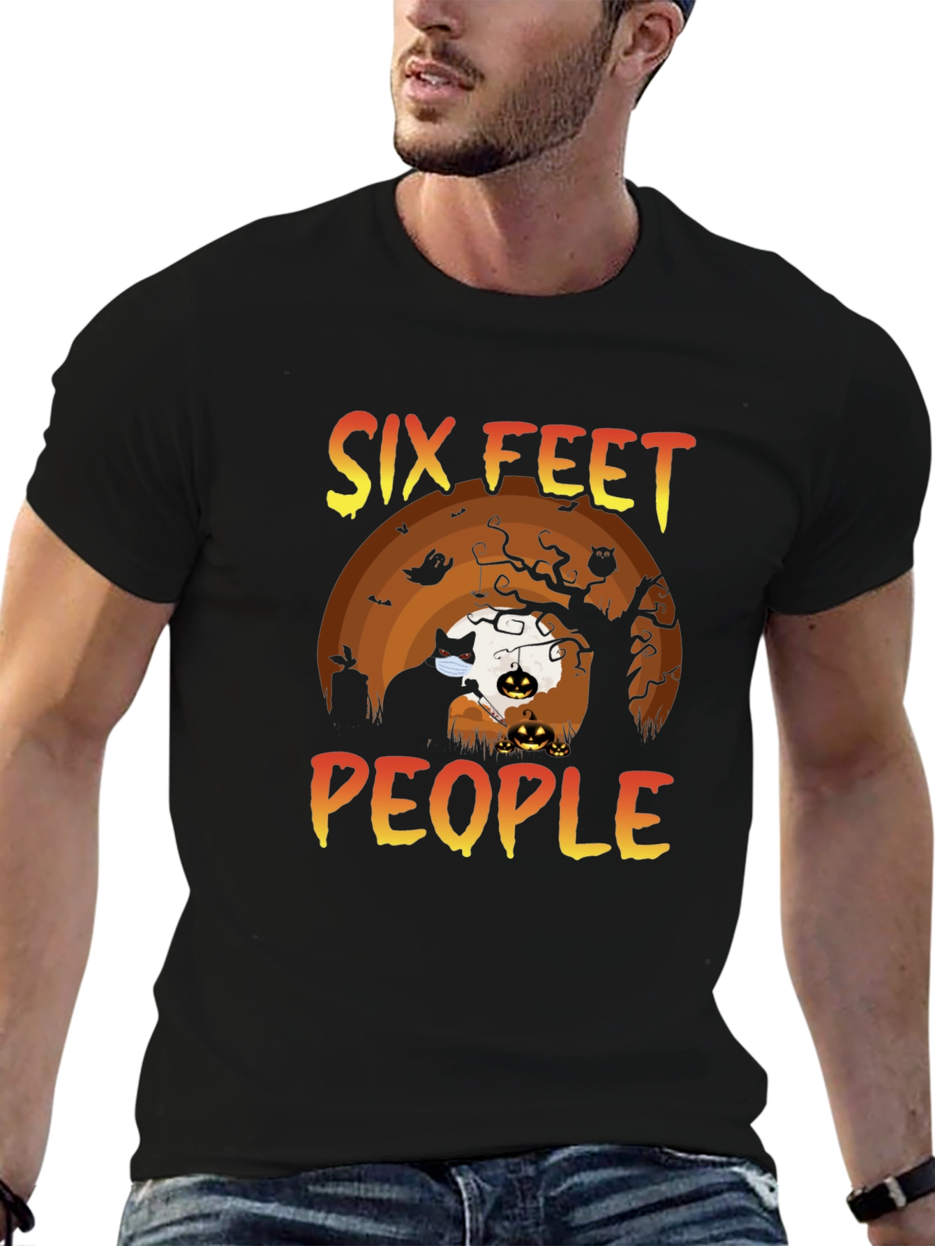 Six Feet People Halloween T-Shirt