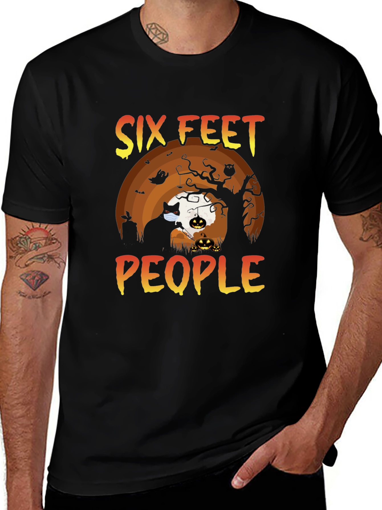 Six Feet People Halloween T-Shirt