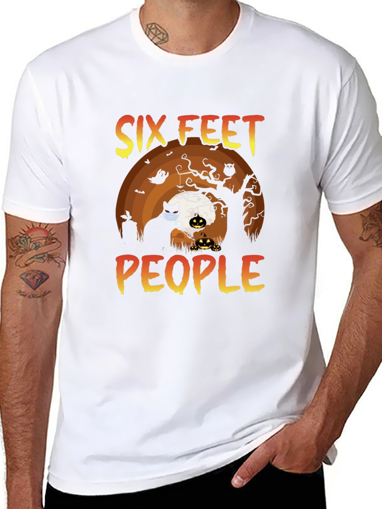 Six Feet People Halloween T-Shirt