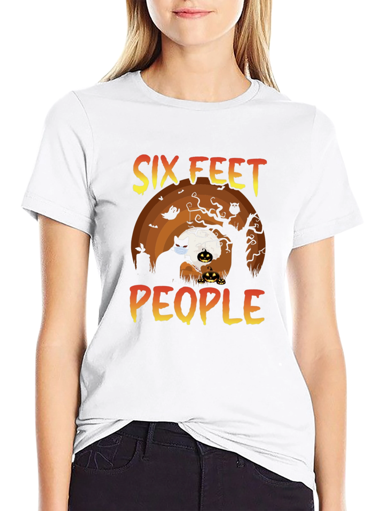 Six Feet People Halloween T-Shirt