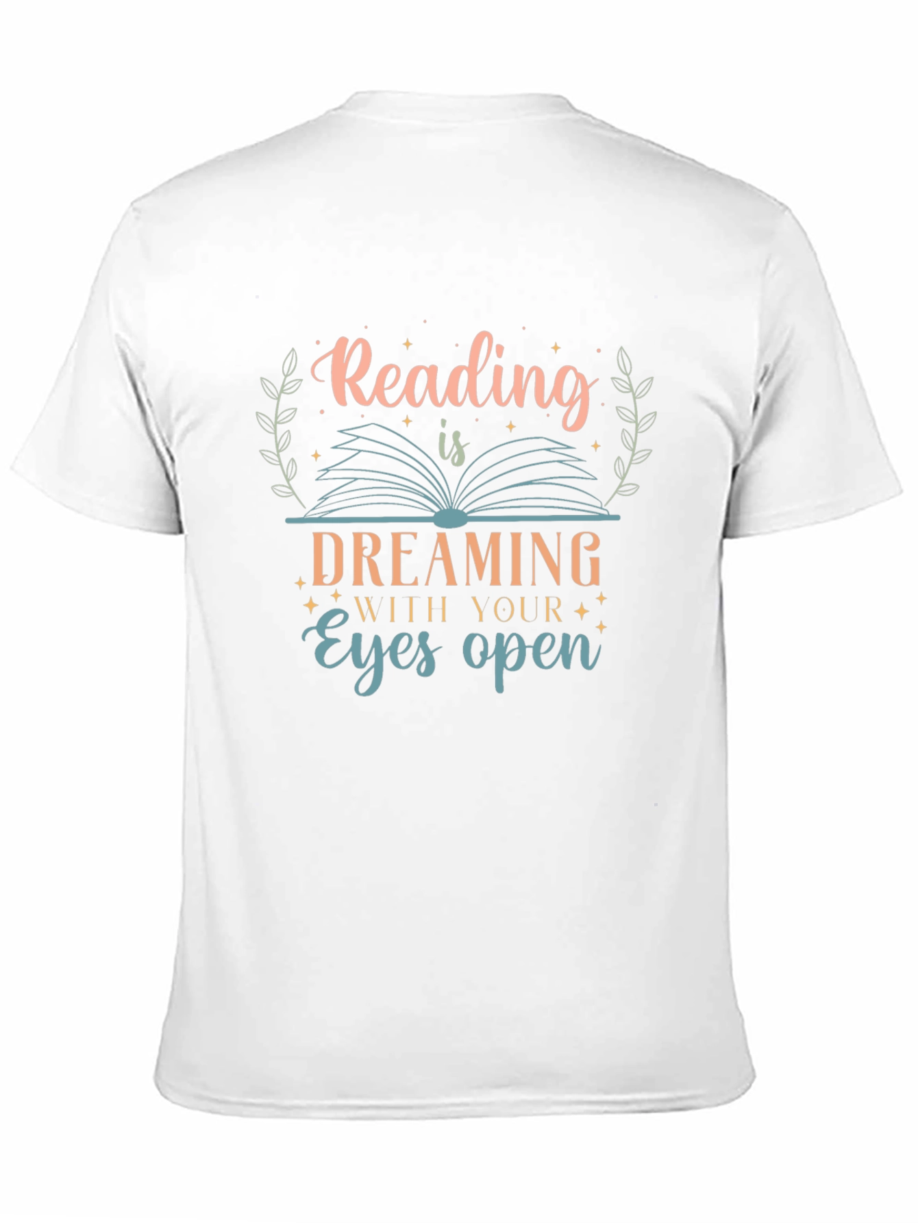 Reading is Dreaming Open Eyes T-Shirt