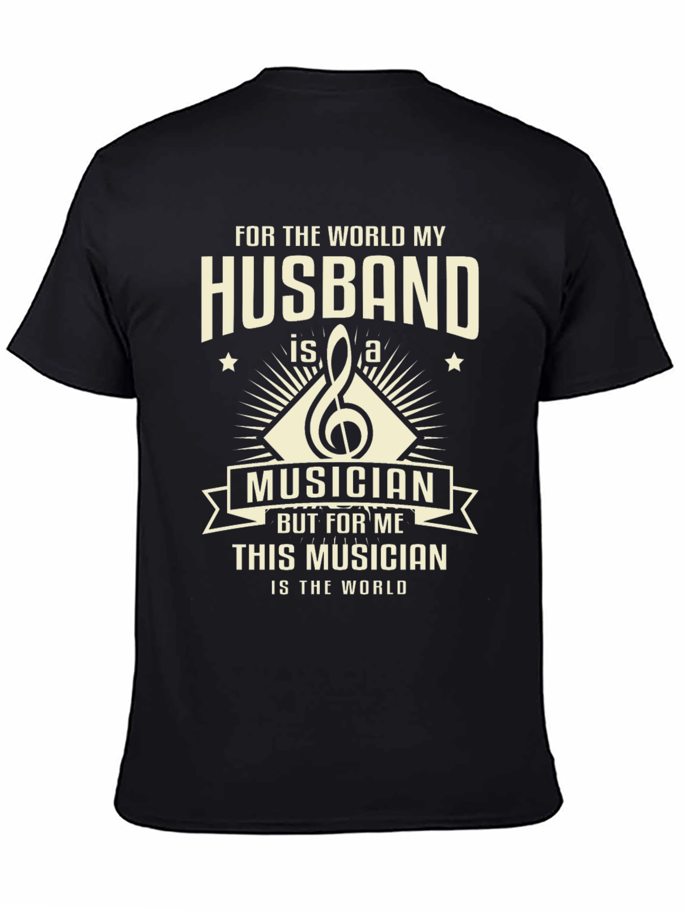Husband Musician T-Shirt - Worlds Best Gift