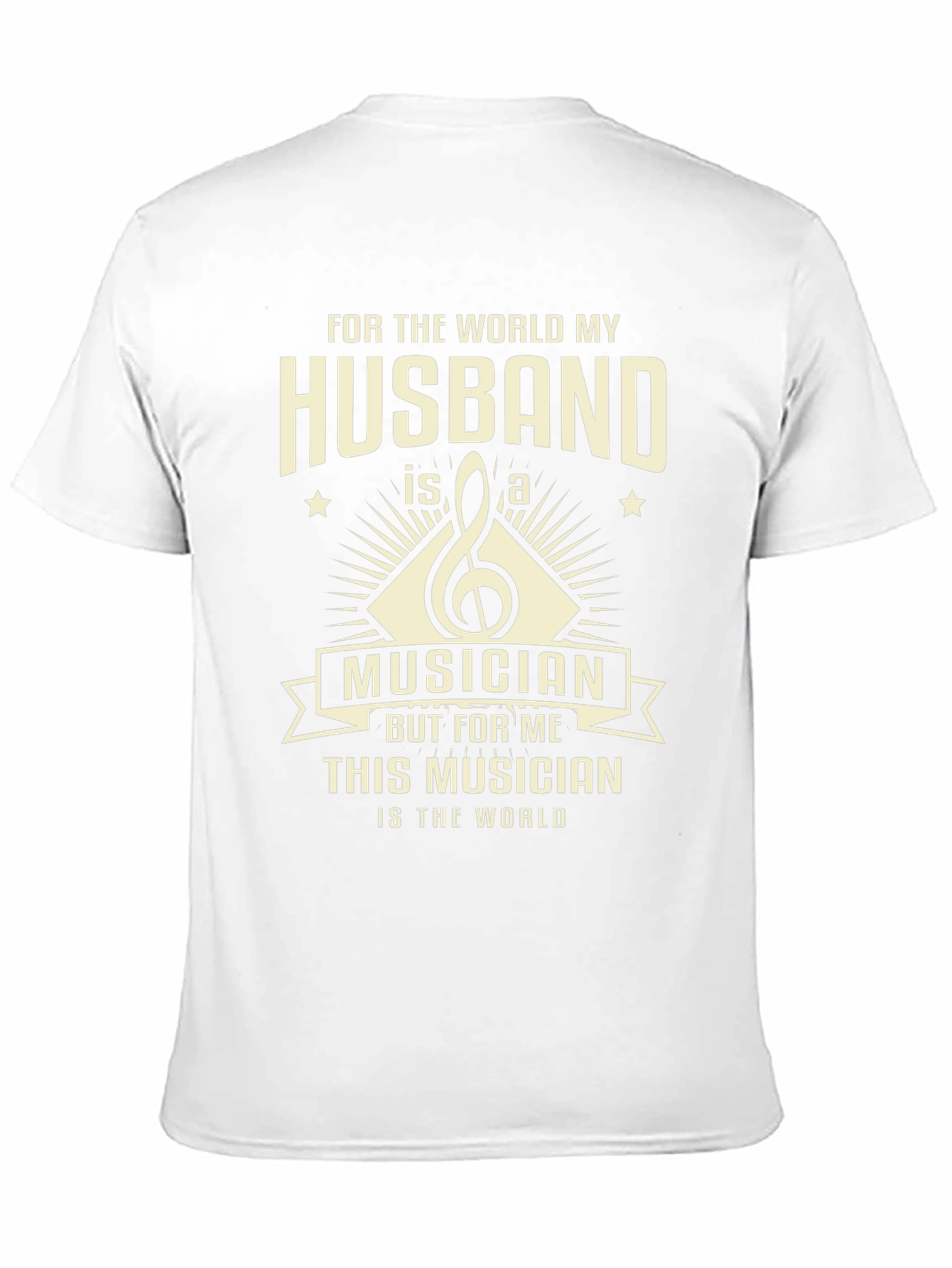 Husband Musician T-Shirt - Worlds Best Gift