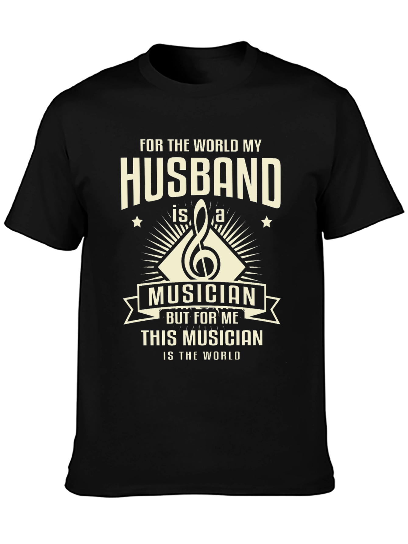 Husband Musician T-Shirt - Worlds Best Gift