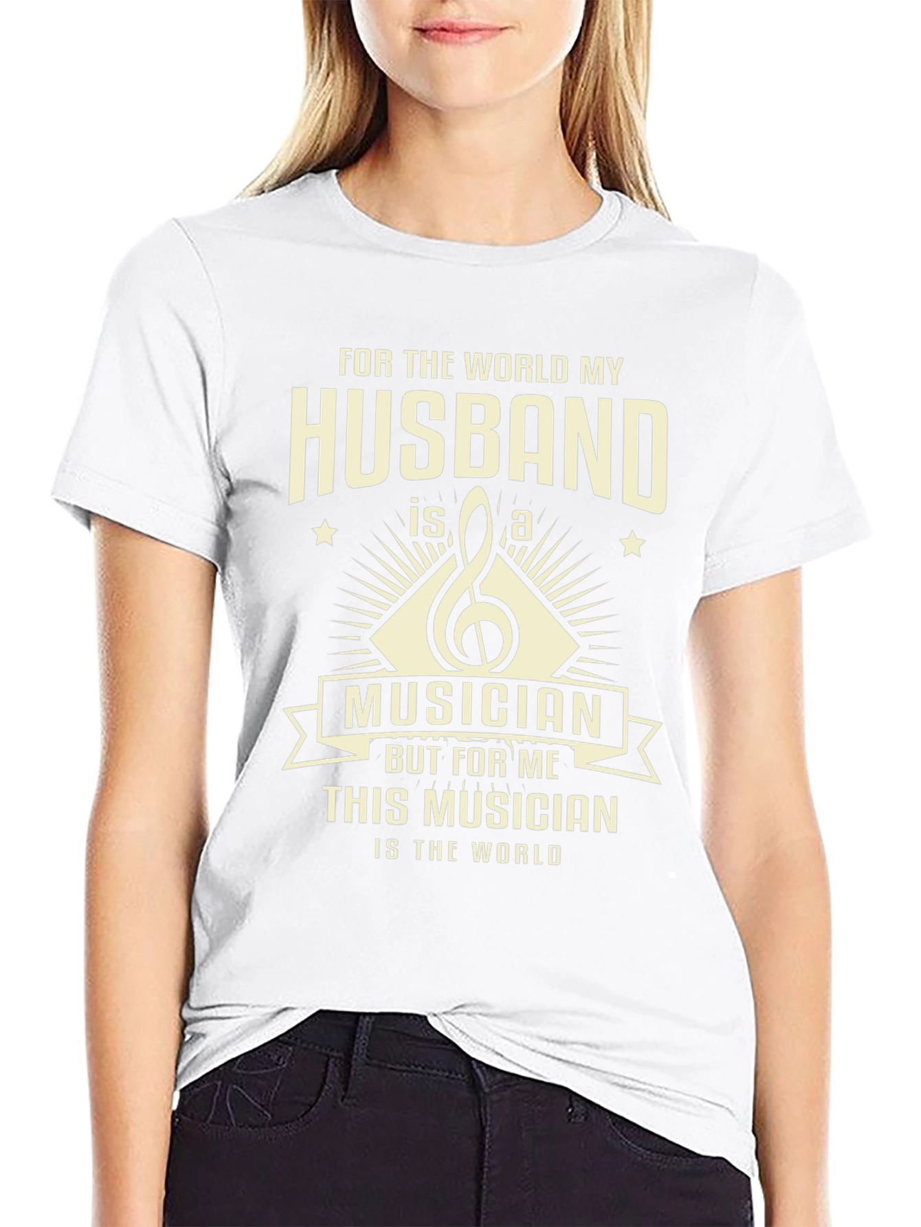 Husband Musician T-Shirt - Worlds Best Gift