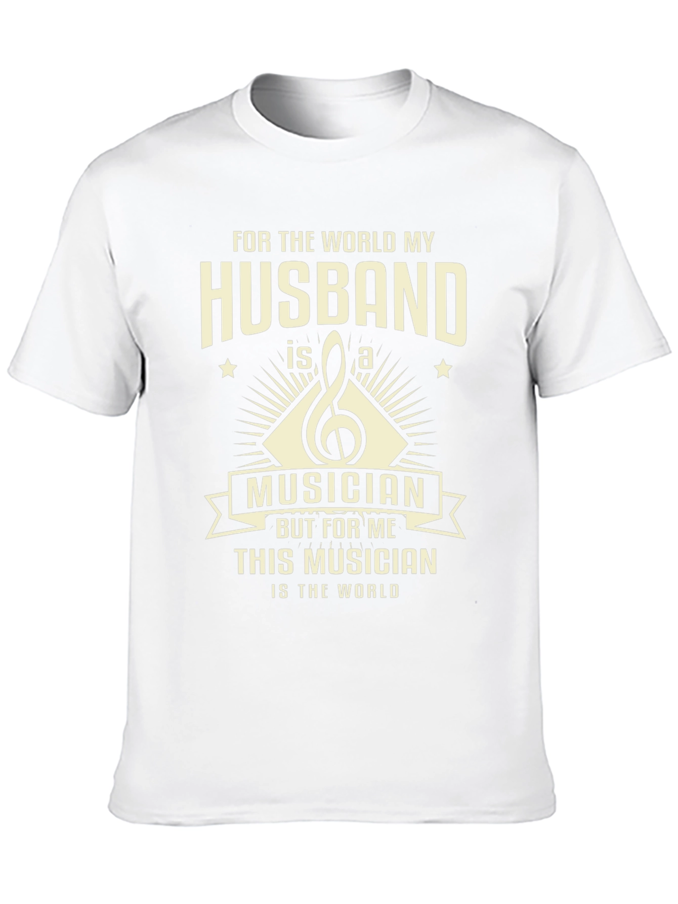 Husband Musician T-Shirt - Worlds Best Gift