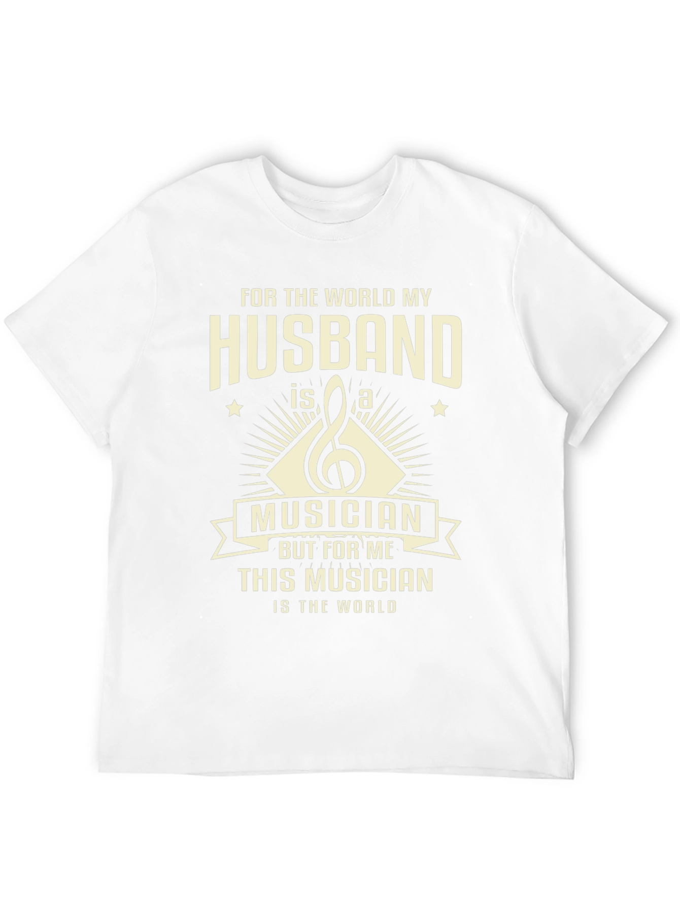 Husband Musician T-Shirt - Worlds Best Gift