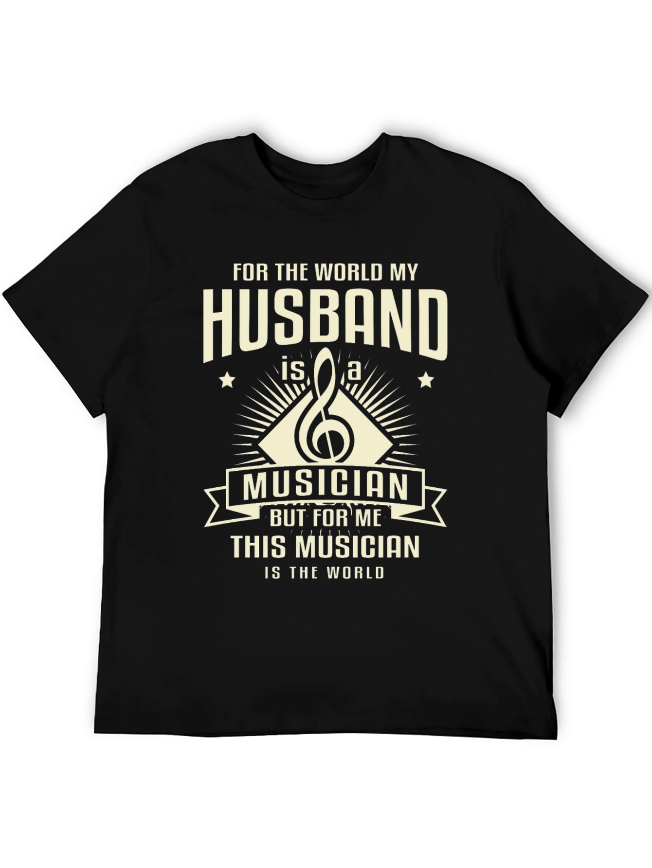 Husband Musician T-Shirt - Worlds Best Gift