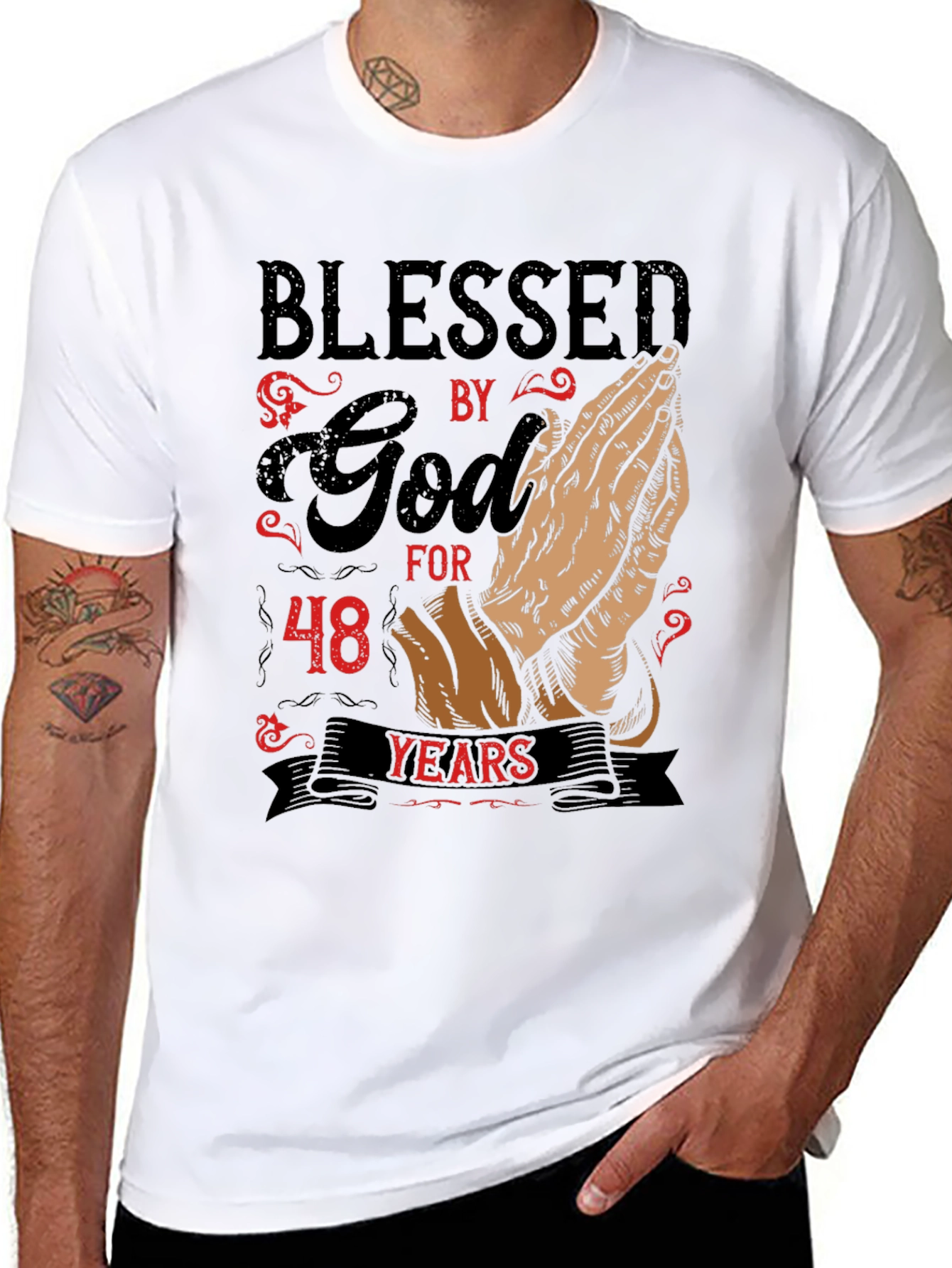Blessed by God For 48 Years T-Shirt