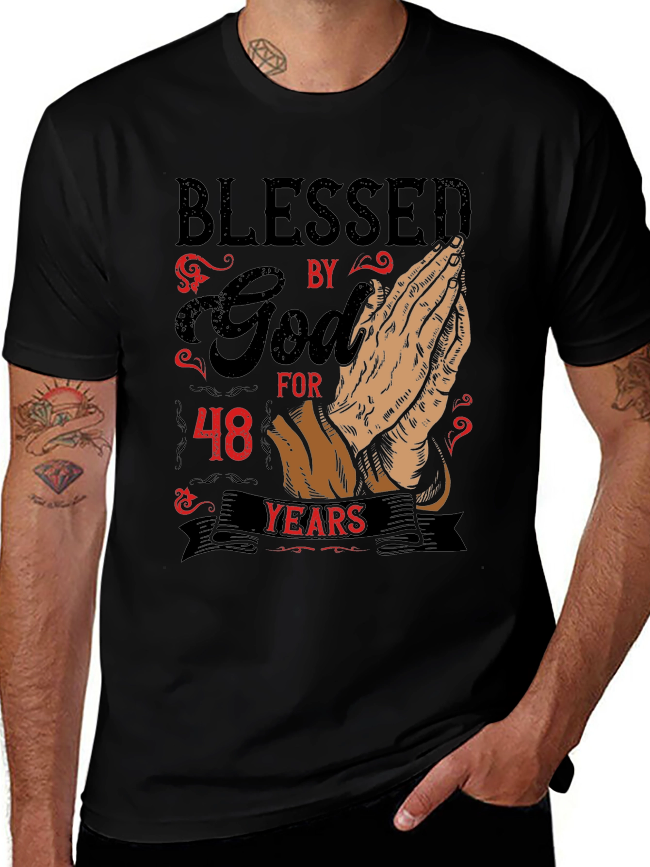 Blessed by God For 48 Years T-Shirt
