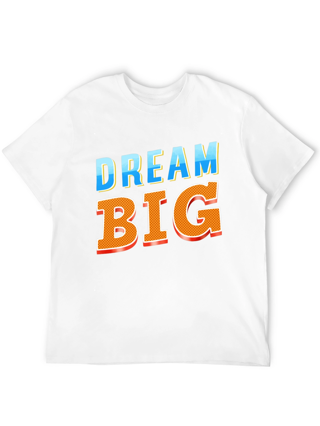 Dream Big Graphic Tee - Bold Black Cotton T-Shirt