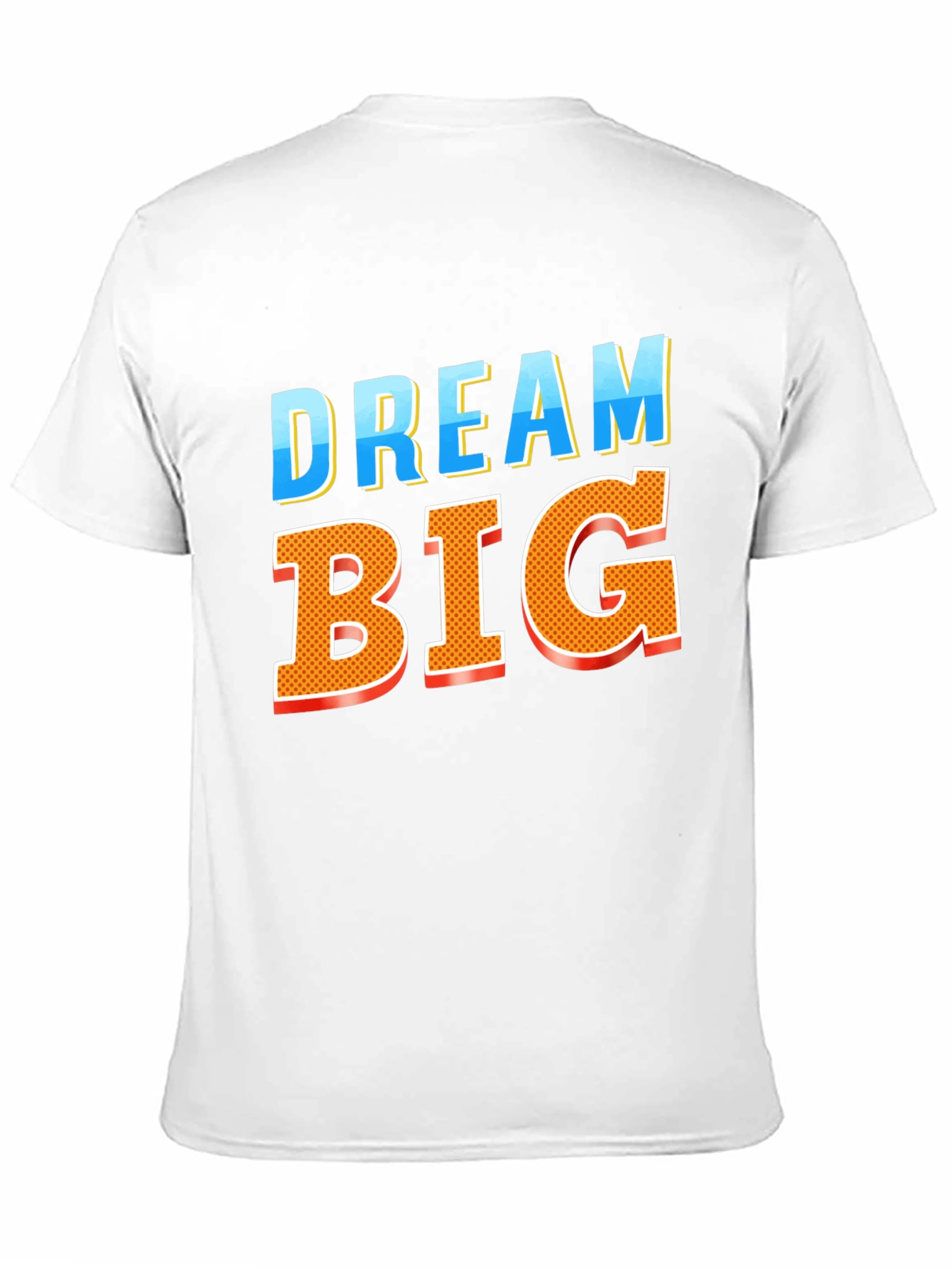 Dream Big Graphic Tee - Bold Black Cotton T-Shirt